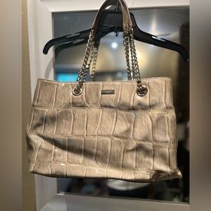 Kate Spade Knightsbridge Helena Croc Embossed Leather Tote
